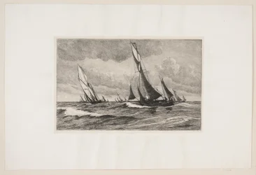 Danish : Bateaux de pêche en mer