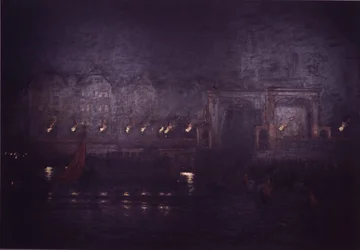 Les funérailles de Frederik VII le 2 décembre 1863