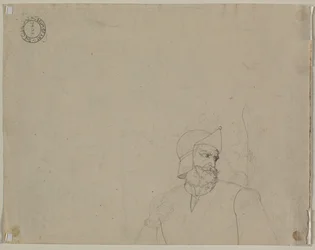 Soldat dans un paysage (verso)