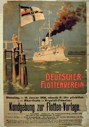 Publicité pour le "German Fleet Rally" (rallye de la flotte allemande)