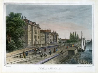 Palais de Biebrich, Wiesbaden, Allemagne, vers 1820