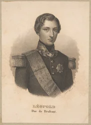 Léopold de Cobourg (en réalité Léopold Ferdinand Élias Victor Albert Marie de Saxe-Cobourg-Gotha, 1859 Bruxelles - 1869 Laeken) - duc de Brabant et comte de Hainaut