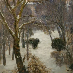 Parc de Heiligenstadt en hiver