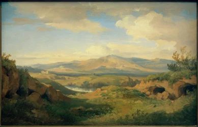 C. Morgenstern, Vue sur les grottes de Cervara