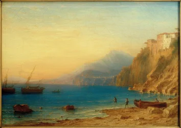 Torquato Tasso, Maison paternelle à Sorrente / Peinture de C.Morgenstern