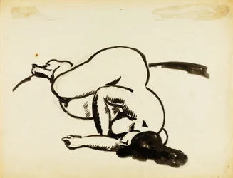 Femme nue allongée
