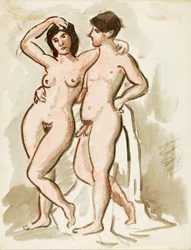 Nu masculin et féminin