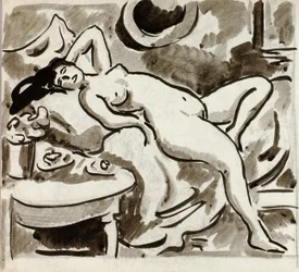 Nu féminin couché