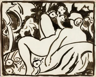 Nu féminin couché