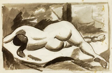 Nu féminin couché