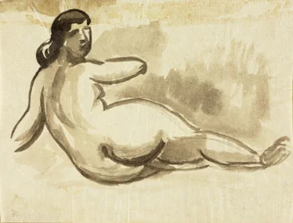 Nu féminin couché