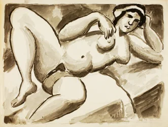 Nu féminin couché