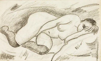 Nu féminin couché