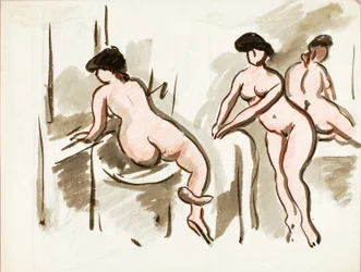 Trois nus féminins