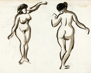 Deux nus féminins