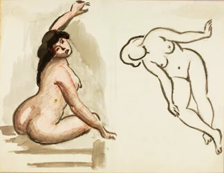 Deux nus féminins