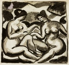 Deux nus féminins