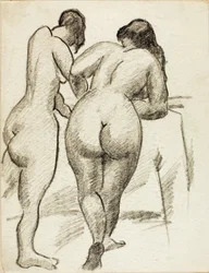 Deux nus debout