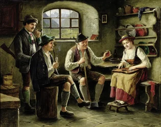 Jeune femme jouant de la cithare