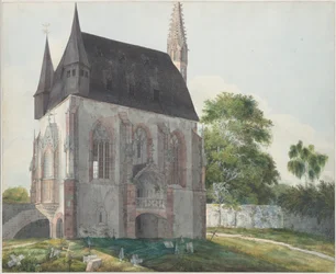 La Totenkapelle à Kiedrich, vers 1814