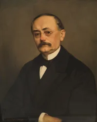 Le ministre Leopold Ritter Hasner von Artha