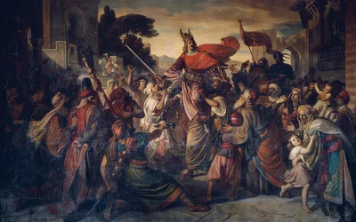 La réception de Manfred (1231-1266) par les Sarrasins à Luceria en 1254