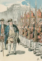 Friedrich Wilhelm I (1657-1713) avec les Lange Kerls