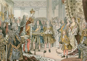 Le couronnement de Frédéric Ier de Prusse (1657-1713) à Königsberg en 1701