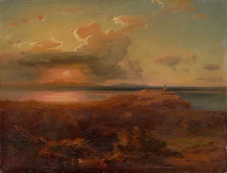 Carl Rottmann - "Égine avec le temple d