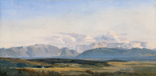 Paysage de collines près de Murnau
