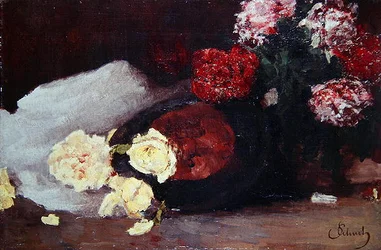 Nature morte avec roses de thé, vers 1885
