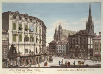 Le bâton sur la place de fer