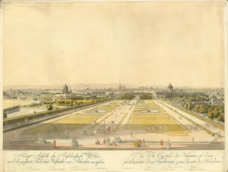 Vienne vue du Belvédère