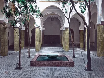 Nord du Maroc, Tanger, cour d