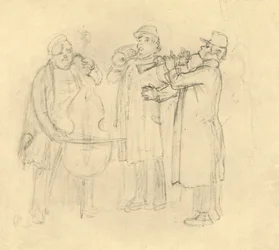 Bettelmusikanten, milieu-fin du 19ème siècle, vers 1924