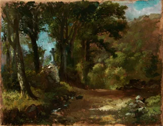 La croix dans la forêt