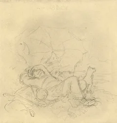 Der Landschaftsmaler I, milieu-fin du 19e siècle, vers 1924