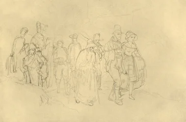 Eingebrachte Zigeuner, milieu-fin 19e siècle, vers 1924
