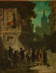 Sérénade espagnole du Barbier de Séville, vers 1856