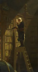 Le Rat de bibliothèque, vers 1850