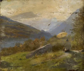 Le Peintre, vers 1860