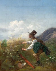 Le botaniste chasseur de papillons, vers 1837