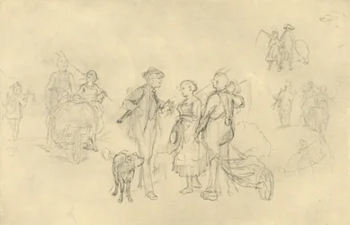 Rendez-vous convenu, milieu-fin du 19e siècle, c1924