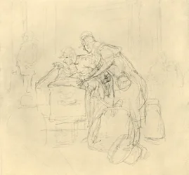 Zollvisitation II, milieu-fin du 19ème siècle, vers 1924