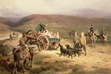 Chasse au tétras sur le domaine de Glentanar dans l
