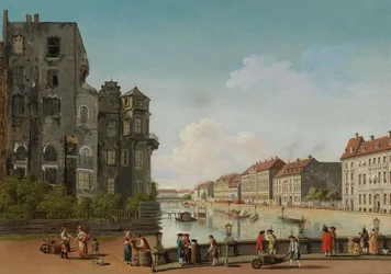 Palais de la ville de Berlin sur la rivière Spree, 1768