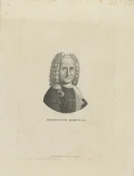 Portrait du compositeur Benedetto Marcello 1686-1739, c. 1795