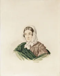 Portrait de Tatiana Petrovna Lvova 1789-1848, née Poltoratskaya, années 1830