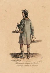Un marchand de fromage des Marolles de 