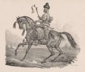 Cavalier cosaque, vers 1820